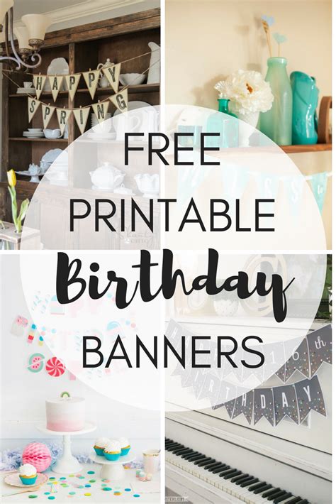 free printable happy birthday banners|free printable birthday banner template.